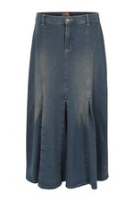 Clove Jeans A-line Long Stretch Denim Maxi Skirts for Women - Plus Size 12-24