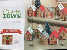 3D Cottage Town Advent Calendar Houses Christmas Cross Stitch Chart