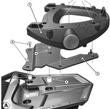 Rear Rack for Top Case YAMAHA