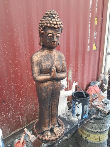 Buddha concrete ornament latex - buddha,