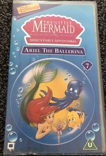 Little Mermaid Disney VHS TV
