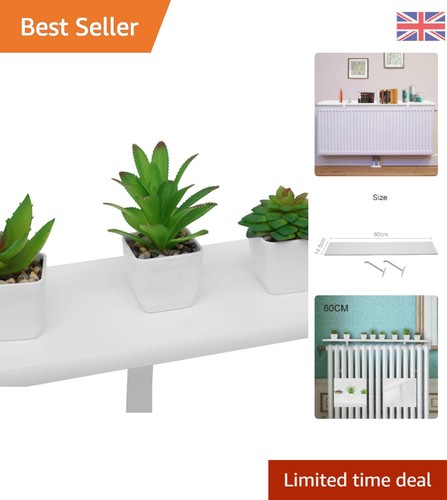 Exquisite white radiator shelf - white,
