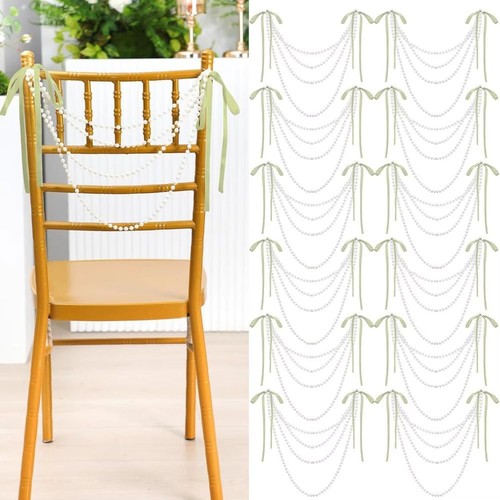 Artificial chair back pearl - artificial,