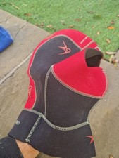 Northern Diver 5mm Neoprene Dive Hood - Black / Red -  Size Large