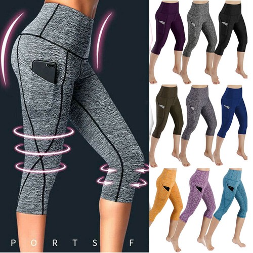 Womens high waist yoga - waist,