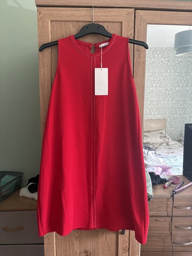 Bnwt zara red sleeveless - red, shift