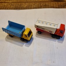 Matchbox No. 63 Freeway Gas Tanker Burmah Matchbox No. 50 Articulated Truck