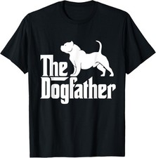 The Dogfather American Bully Pit Bull Funny Dog Owner Gift Unisex T-Shirt