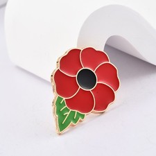 Remembrance Red Glitter Poppy