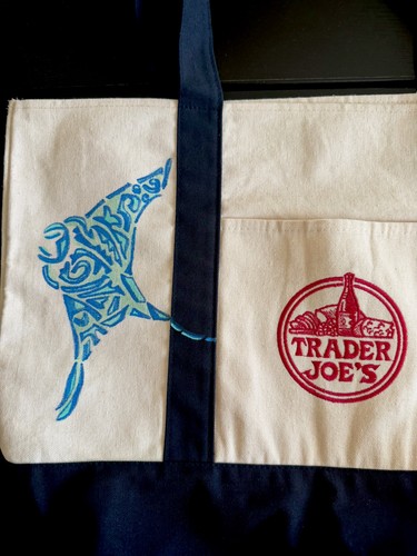 Trader joe canvas tote bag - trader,