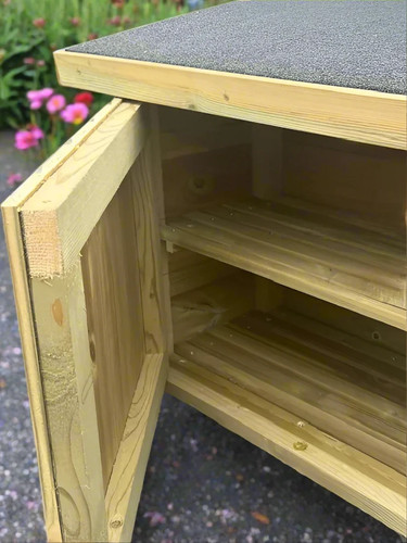Handcrafted wooden roadside - wooden,