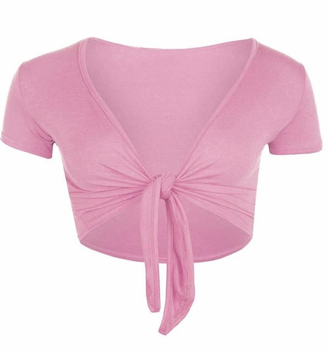 Women short sleeve tie - women, up