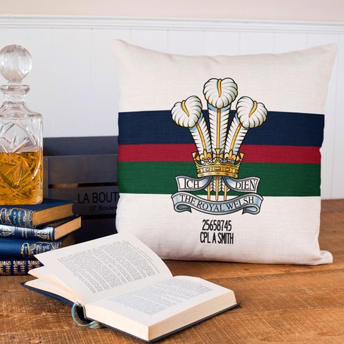 The royal welsh cushion cover - royal,
