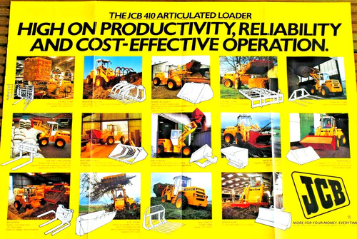 Original jcb 410 articulated - original,