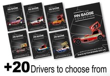 Brisca zinc enamel pin - brisca, f1