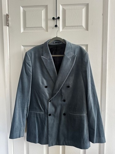 Zara men blue velvet - men's,