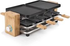 Princess Black Table Top, 8-Person Raclette Grill