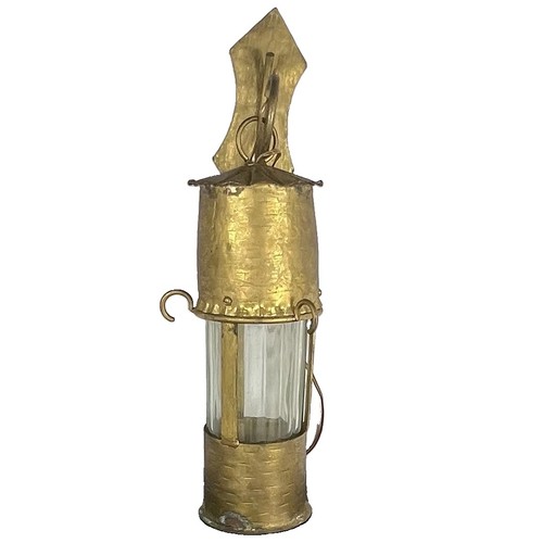 Vintage brass carriage lantern - vintage,