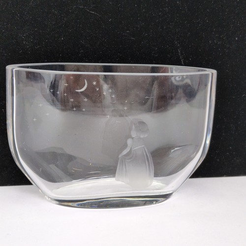 Vintage orrefors crystal vase - vintage,