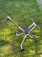 Mini Micro trike white. Well loved but still working. 