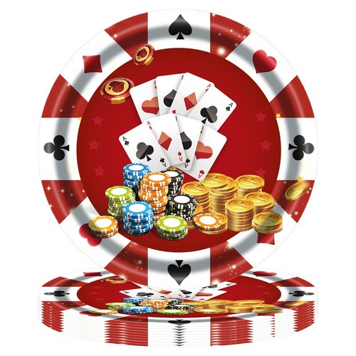 Casino night plate poker - casino,