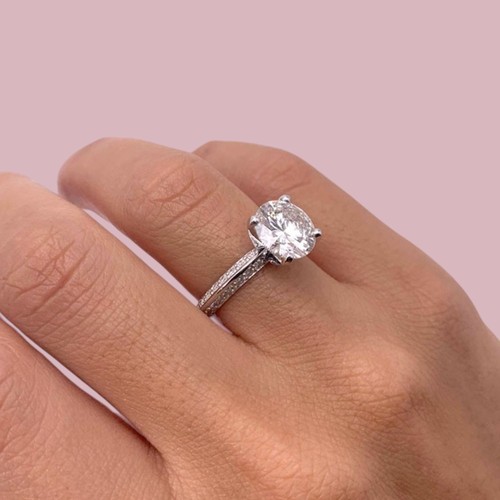 950 platinum ring lab - 950, grown