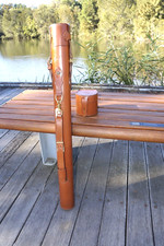FLY FISHING, LEATHER FLY ROD