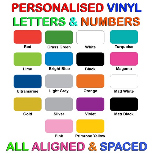 Vinyl letters numbers - vinyl, letters/numbers