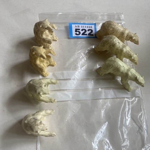Britains polar bears - bears, x7