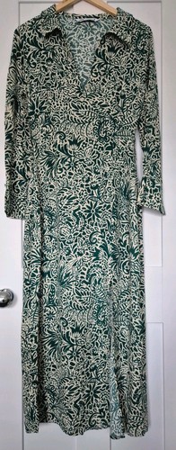 Pretty beige and green floral - beige,
