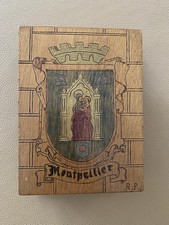 French Vintage Wooden Box with