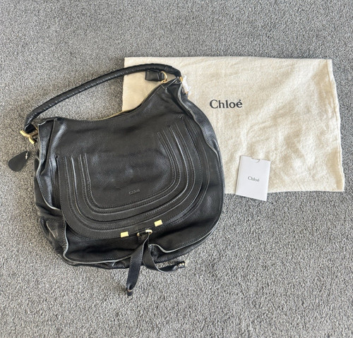 Chloé black pebbled leather - pebbled,