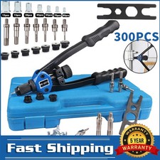 300x Hand Nut Tool M3- M12 Repair Kit Professional Riveter Rivnut Gun Mandrels