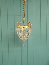 Antique prison bag chandelier