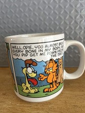 Garfield Coffee Mug Odie 1988