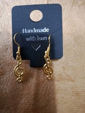 Treble Clef costume jewellery