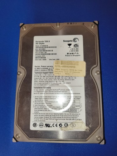 Seagate ide 300gb st3300831a - seagate,