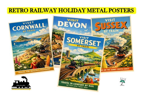 Retro railway travel train - retro,