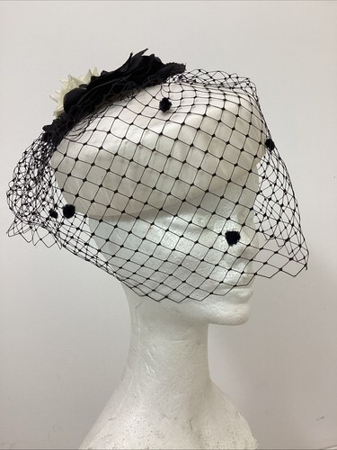 Vintage 1980s pillbox hat - 1980s,