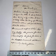 Copy 3p Letter Queen Victoria