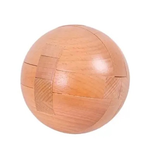 Wooden kongming lock puzzle - 3d,