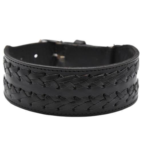 Genuine leather dog collar - dog,