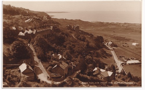 Harlech from the castle - the,