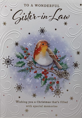 Sister law christmas card - in,