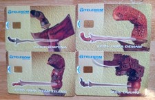 Malaysia 4 Phonecards. The Keris Jawa Demam Is Exclusively For Officers In High