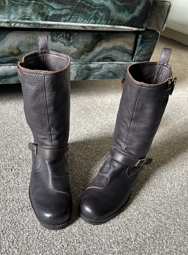 Belstaff brown leather biker - belstaff,