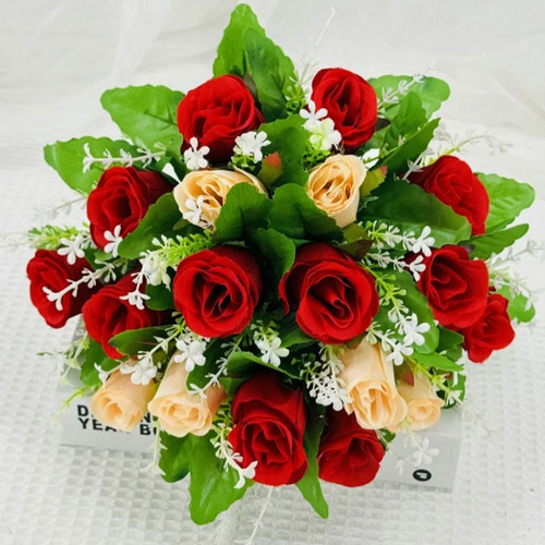 Heads silk rose - heads,