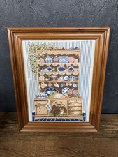 Vintage Framed Cross Stitch