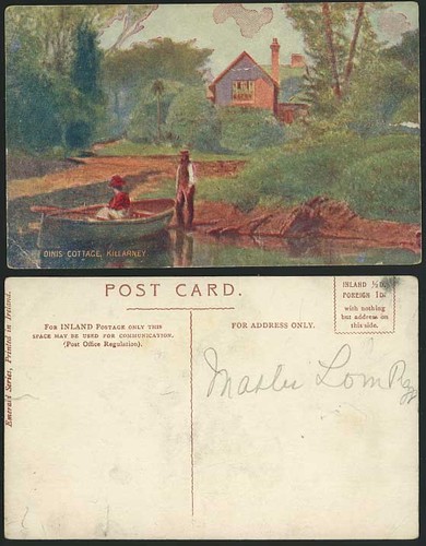 Ireland old postcard kerry - old,