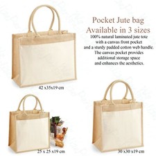 Jute Hessian Shopping Bag